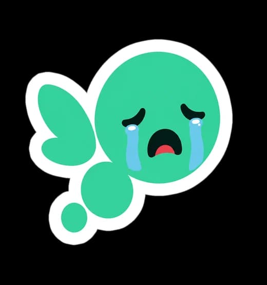 Neya mascot crying